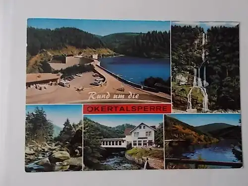 Mehrbildkarte Okertalsperre gelaufen 1979