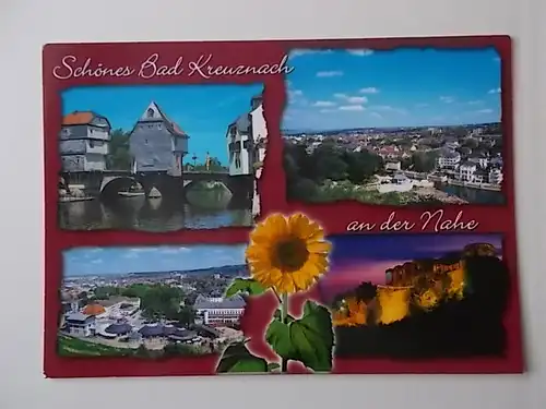 Mehrbilkarte Bad Kreuznach gelaufen 2007