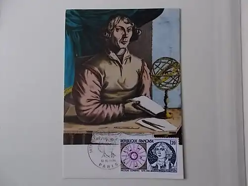Frankreich Maximumkarte Nikolaus Kopernikus