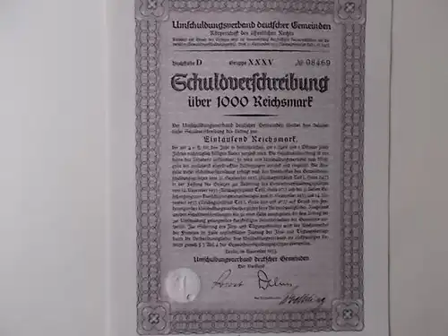 Umschuldungsverband deutscher Gemeinden Berlin