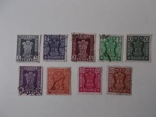 Indien Briefmarken-Lot gestempelt