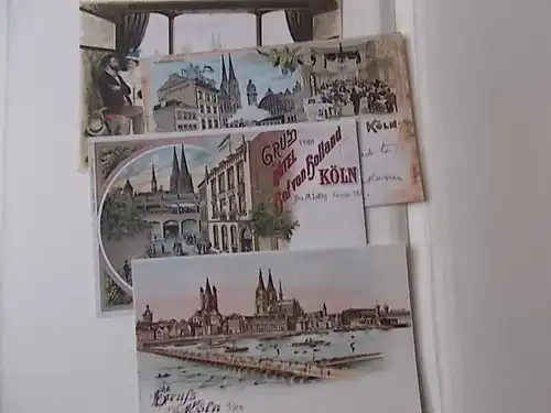 4 Postkarten aus Köln