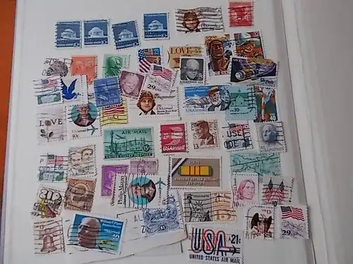 USA Lot gestempelt