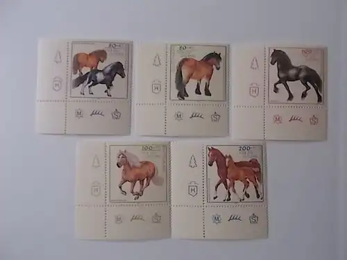 Bund Nr 1920-24 postfrisch Eckrand unten links