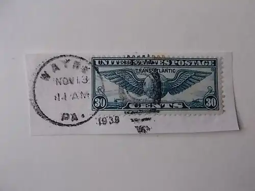 USA  Briefmarke gestempelt