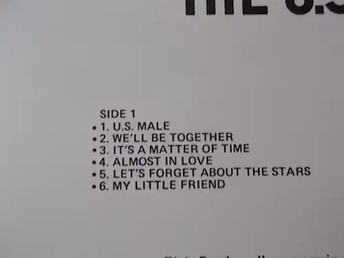 LP Elvis Presley The US MALE