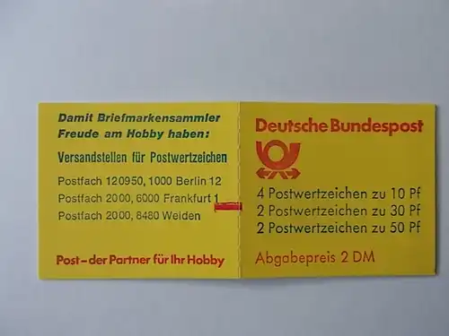 Bund MH 22 S Postfrisch