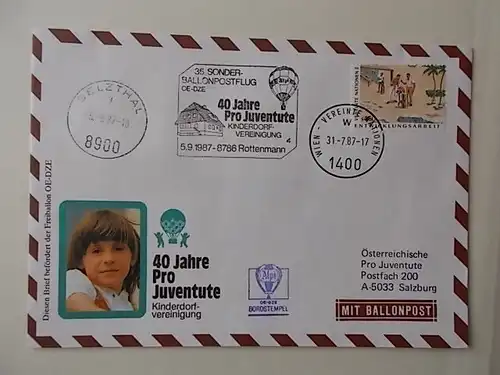 Österreich 35. Sonder-Ballonpost