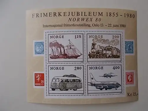 Norwegen Block 3 postfrisch