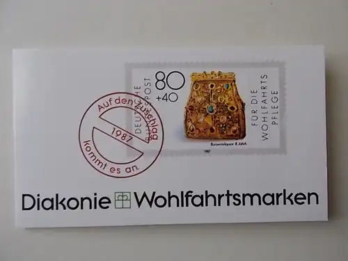 Bund Diakonie MH Wohlfahrtsmarken 1987 postfrisch