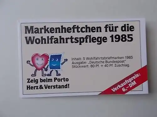 Bund MH Wohlfahrtspflege 1985 postfrisch