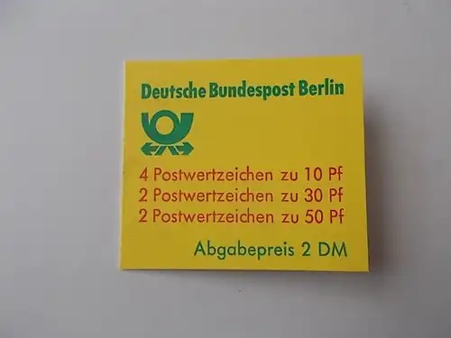 Berlin MH 11 cb postfrisch mit Plattenfehler