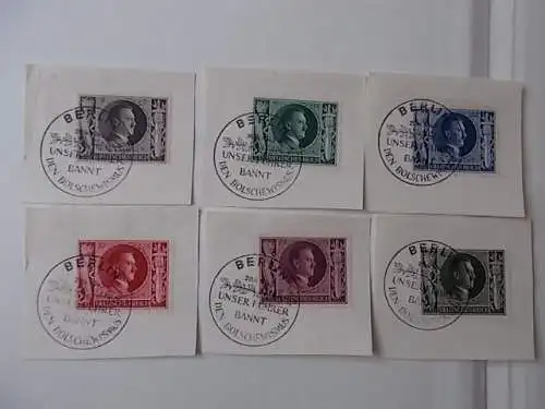 DR Nr 844-49 Sonderstempel mit Plattenfehler