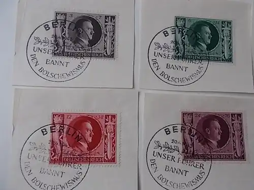 DR Nr 844-49 Sonderstempel mit Plattenfehler