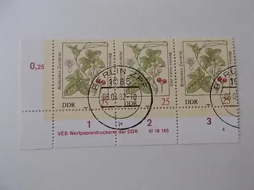 DDR Nr 2694 gestempelt mit Druckvermerk