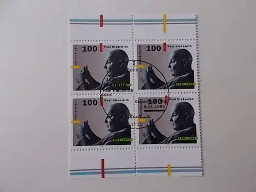 Bund Nr 1827 4er Block Ersttag-Sonderstempel