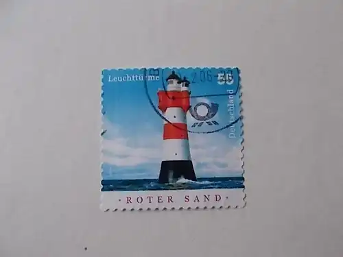 Bund Nr 2413 gestempelt selbstklebend Leuchtturm Roter Sand