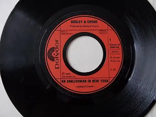 Godley & Creme - An Englishman In New York Original Single von 1979