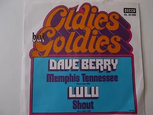 DAVE BERRY MEMPHIS TENNESSEE / LULU SHOUT