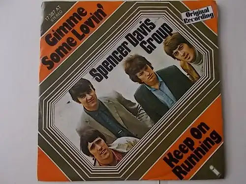 Spencer Davis Group Gimme Some Lovin/ Keep on Running