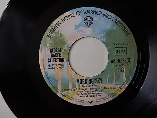 George Baker Selection ‎– Morning Sky - Single - 1975