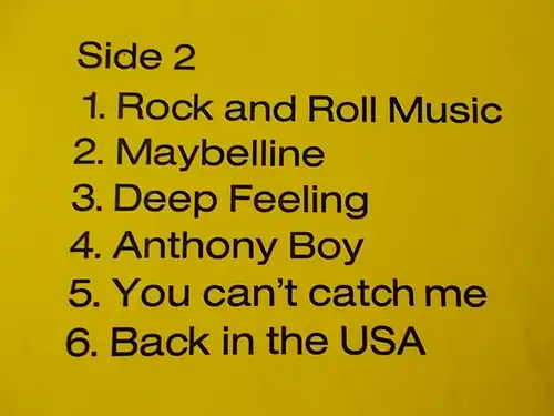 Chuck Berry  Original Oldies  LP