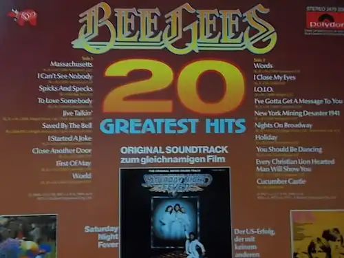 Bee Gees 20 Greatest Hits LP