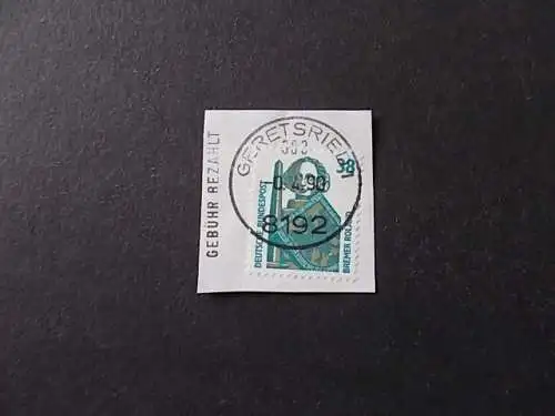 Bundesrep. Deutschland  Rundstempel (Datum und/oder Ort klar)