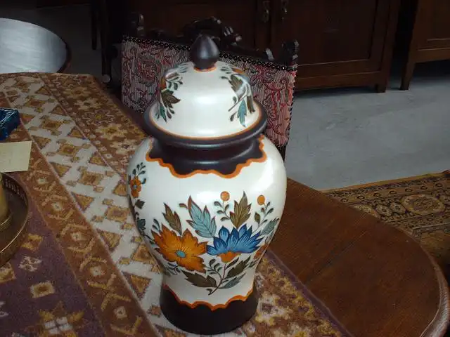 Gouda plateel  Flora 3 teilig. 1