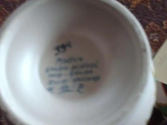 Gouda plateel  Flora 3 teilig. 2