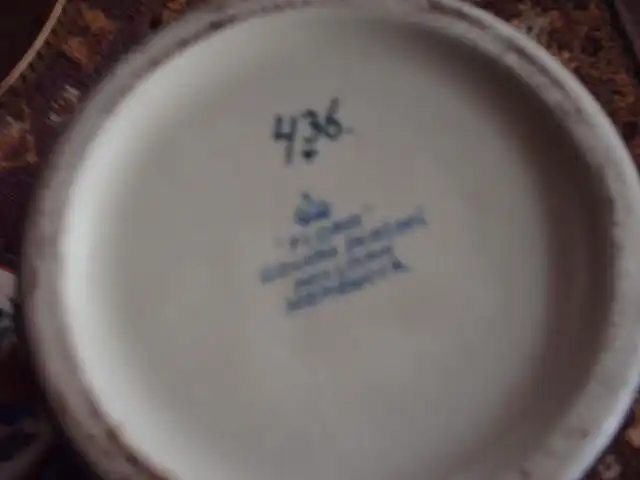 Gouda plateel  Flora 3 teilig. 4