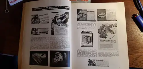 Werbebroschur / Prospekt \" Die Deutsche Werbung \" von 1935
Sonderausgabe - Auto Sondernummer -