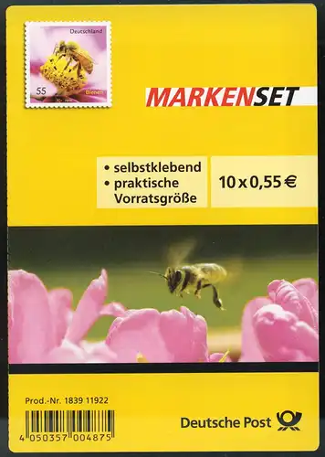 89 MH Bienen, Erstverwendungsstempel Bonn 2.7.2012