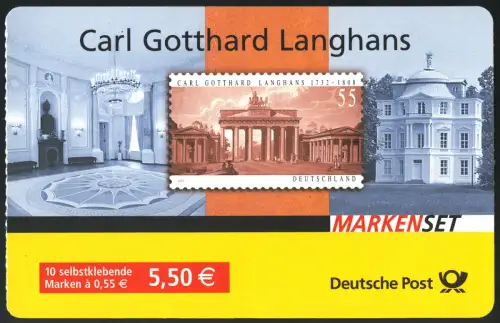 70 MH C.G. Langhans - Type I großer Abstand, postfrisch **