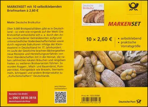 110 MH Culture du pain allemand, frais de port **