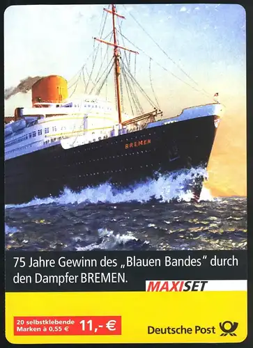 56I MH Bremen 2004, cachet de livraison Francfort 12.8.2004