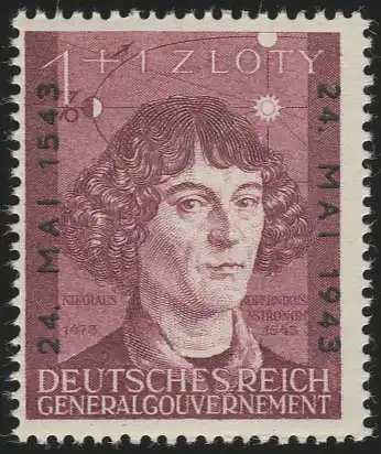 104 Nikolaus Kopernikus 1943, ** postfrisch