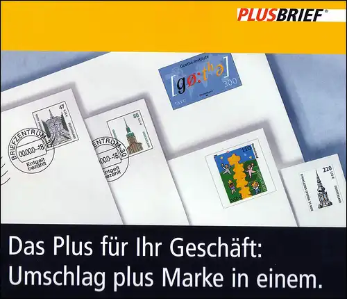 Mappe PLUSBRIEF (6 Stück): Das Plus für Ihr Geschäft, April 2001