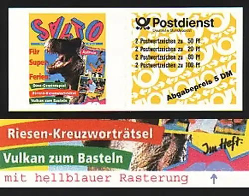 31ab MH Salto, 49,5 mm, mit Zählbalken, postfrisch **