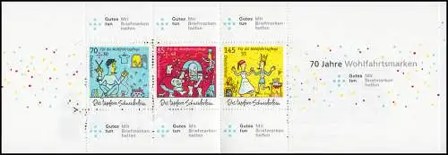 113 MH Le petit tailleur courageux, collant à l'eau, avec 3438-3440, frais de port **