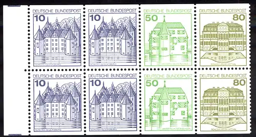 24c MH BuS 1982 - Heftchenblatt lose, keine Klebespuren am Rand, ** postfrisch