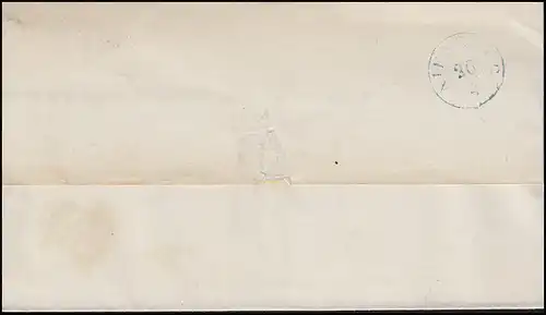 Hannover Dienstpost Schiffhört Zweikreiss Templ. VERDE 25.4. après Ehrichshagen