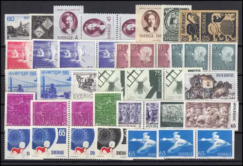 70-736 Suède-Janvier 1971 complet, frais de port **