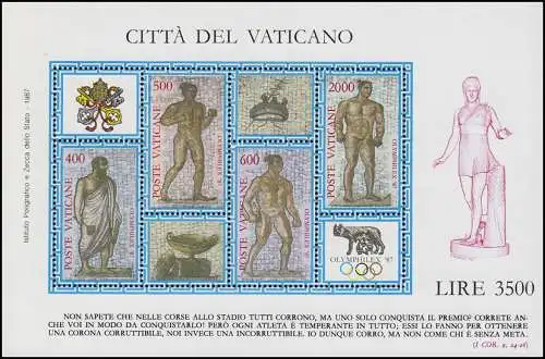 907-936 Année du Vatican 1987 complète, post-frais