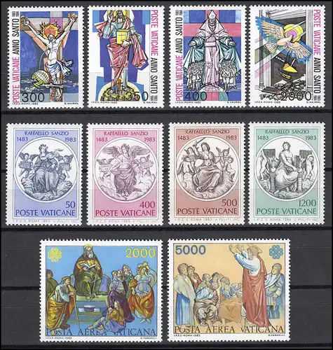 816-843 Vatikan-Jahrgang 1983 komplett, postfrisch ** / MNH