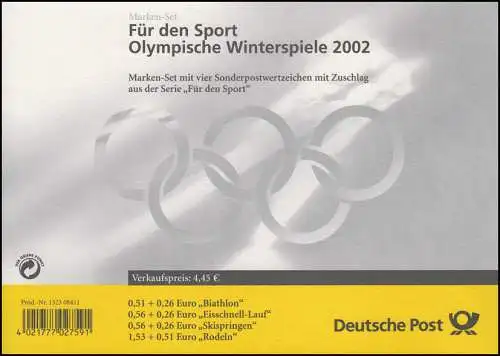 47 MH Olympiades d'hiver, taché avec ESSt KÖLN Skeleton 7.2.2002