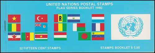 Édition AIDIP des Nations unies de la marque de drapeaux 1980 (bleu) **