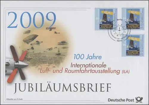 2740 Internationale Luft- und Raumfahrtausstellung ILA 2009 - Jubiläumsbrief