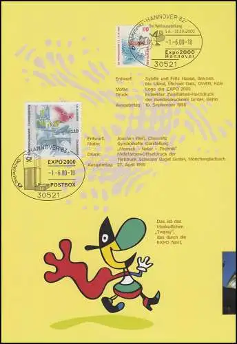 2130 Exposition universelle EXPO 2000 à Hanovre - EB 3/2000