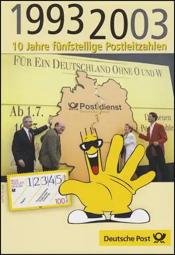 2344 Fünfstellige Postleitzahl -  EB 3/2003